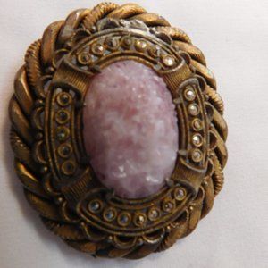 Vintage Marcasite Pin Brooch